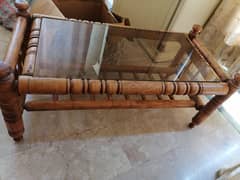 cane center and side tables for sale