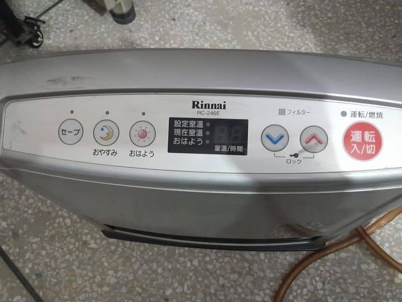 Rinnai Original Japanese Heater (LPG) Built In 220VAC 1