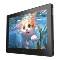 Bosto HDT 15.6-Inch High-Definition Touch Drawing Tablet 16k pen Press