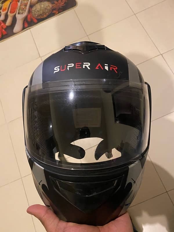 Helmet with sunglasses 3