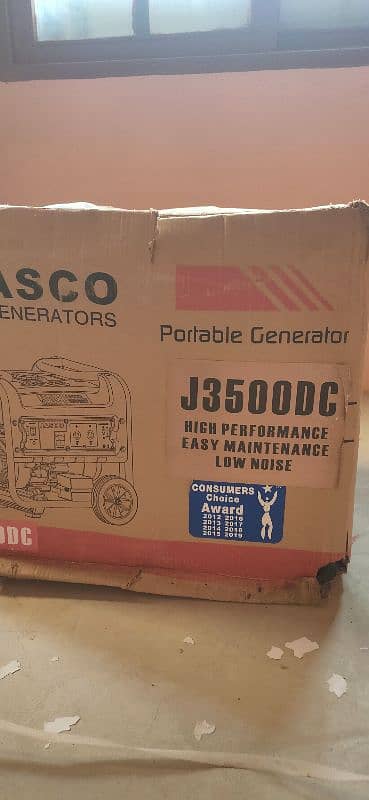 JASCO GENERATOR 3500DC 2.5KVA 3