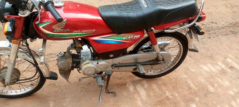 Honda CD 70 2016 model jenion condition 3