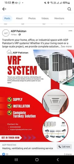 Central Heating system,Ventilation system,Air conditioning system