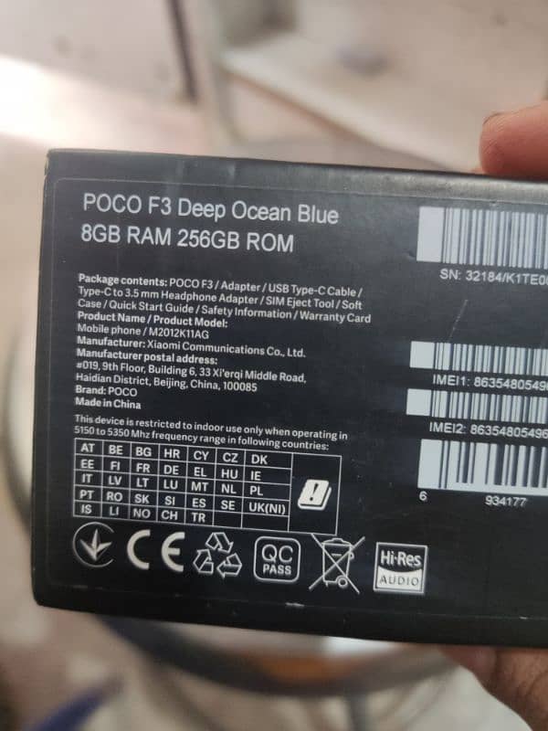 poco f3 for sale with box and charger 1