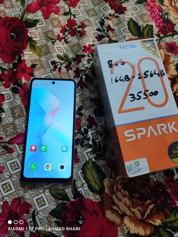 Tecno Spark 20 8+8/256 Gb 5 Month Warranty 0