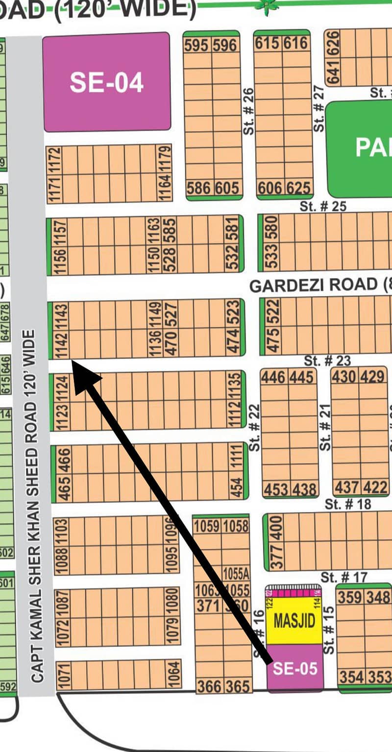 1 Kanal Category Plot Available For Sale In Sector E.  120ft Road Facing Corner With Extra Land.  Grab The Best Opportunity. 2