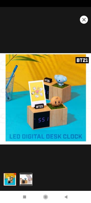 BT21 Clock Available BT21 Tata clock bt21 chimney clock 1