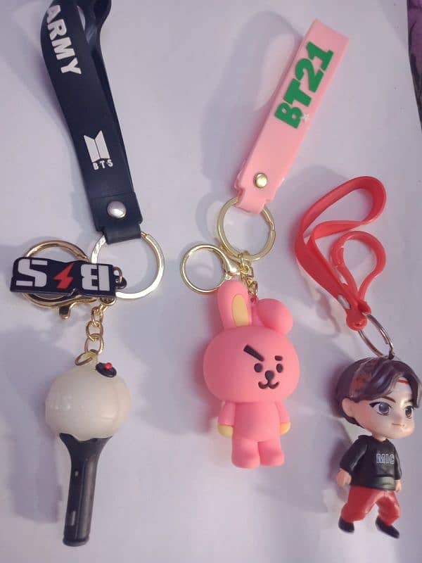 BT21 keychain action figure available now 0