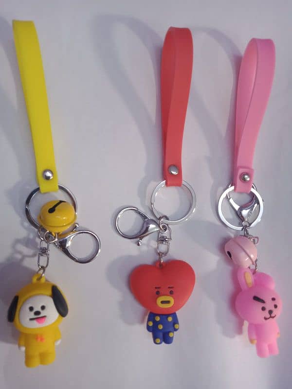 BT21 keychain action figure available now 1