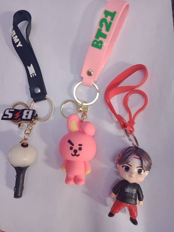 BT21 keychain action figure available now 4