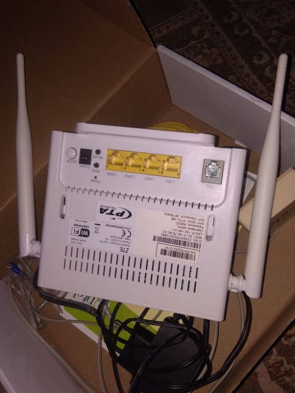 ptcl router & 70m cat6 wire sale urgent 1