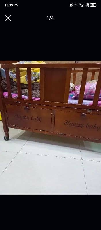 baby double cot for sale 0