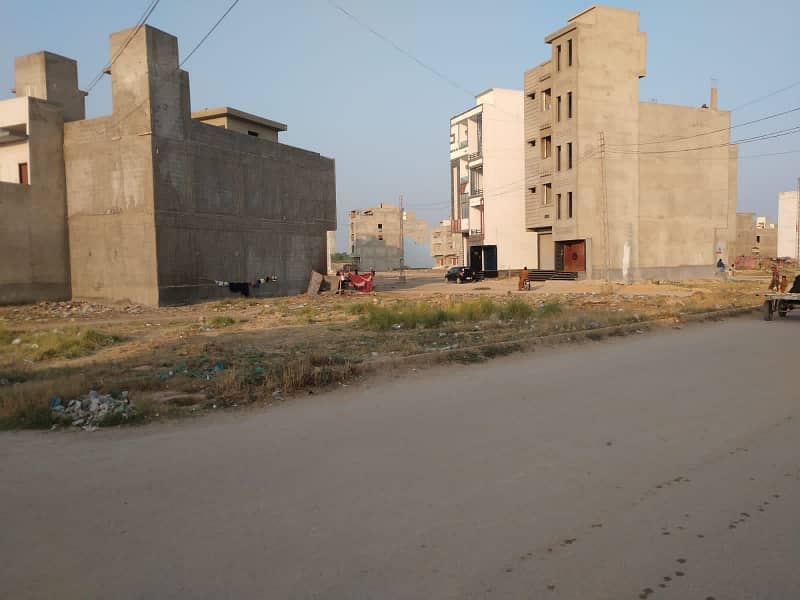 120 Sq Yard Transfer plot Ground Facing 50 ft wide road in SAADI GARDEN (inside of SAADI TOWN) 1