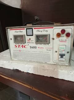 Original Stac Stabilizer 1600 Watts 5 relays time delay system