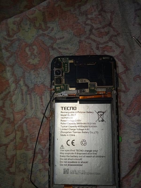 Tecno spark 4 3 32 borad and bettery 03007664073 4