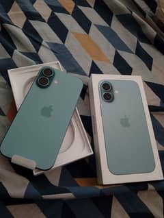 Iphone 16 JV Green colour 128gb just 2 days used.