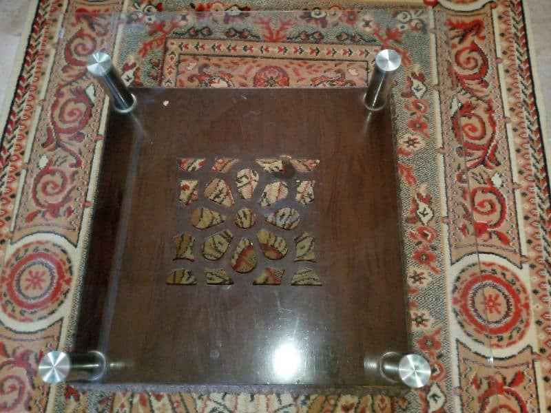 wooden glass table 6