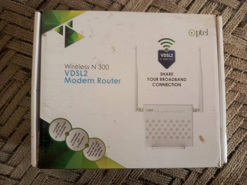 PTCL wireless N 300 VDSL2 Router 0