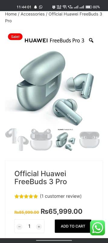 HUAWEI FREEBUDS PRO 3  (BOX PACK) 2