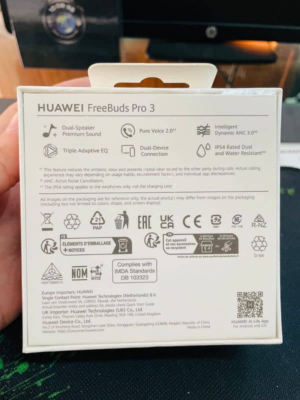 HUAWEI FREEBUDS PRO 3  (BOX PACK) 3