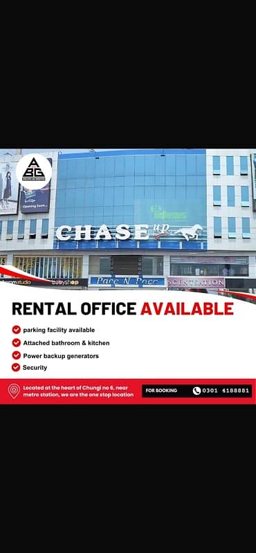 offices available for Rents 0