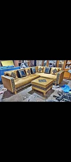 7 seater corner L shape modern sofa good molty form