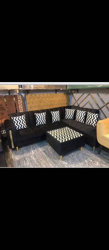 7 seater corner L shape modern sofa good molty form 1