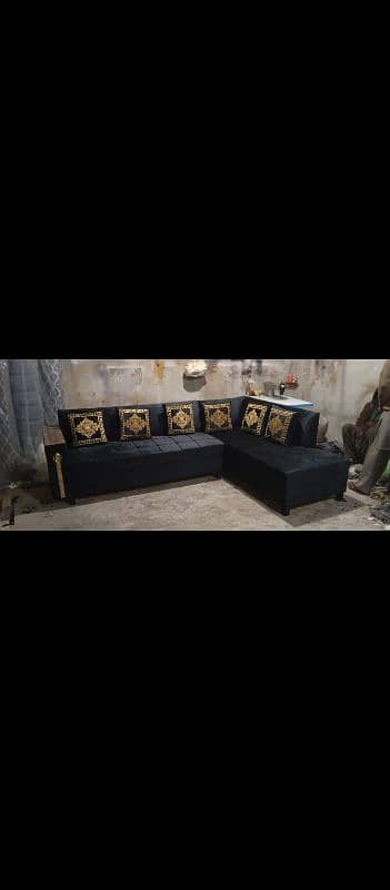 7 seater corner L shape modern sofa good molty form 3