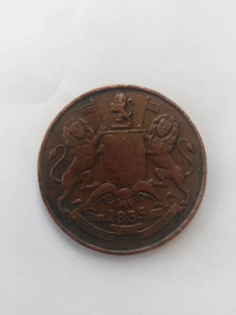 OLD COIN 2 PAI (1835) FOR SALE. (ALMOST 190 YEARS OLD) 0