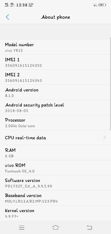 vivo y81s 6 128 gb 0