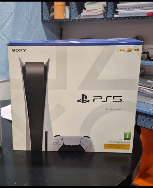 PS5 Disk Edition With Original Controller and Box 0