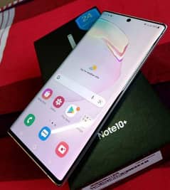 Samsung note 10 plus 12 GB RAM 256 GB RAM full box