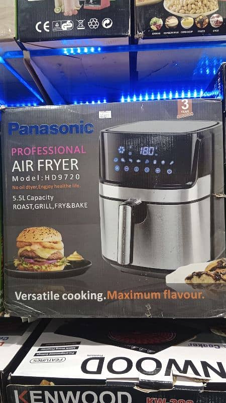 Philips Kenwood Panasonic, Air fryer fresh stock 4