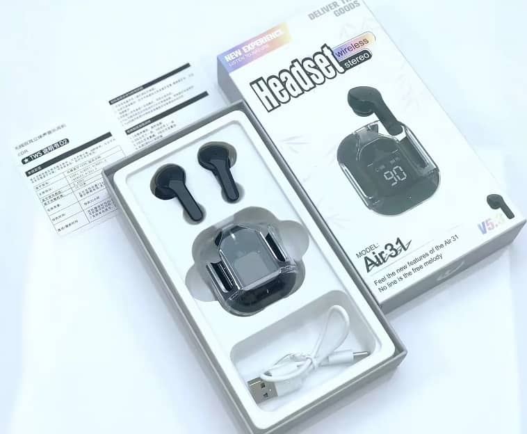 Airphones Airbuds with Super Sound & High Quality Touch Sensors True 1