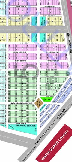 W/Open 240 Sq Yd Plot Available In Saadi Garden Block 5 Scheme 33 (Lease Plot)