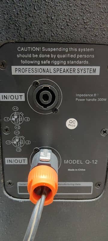 professional speaker system model Q-12 1