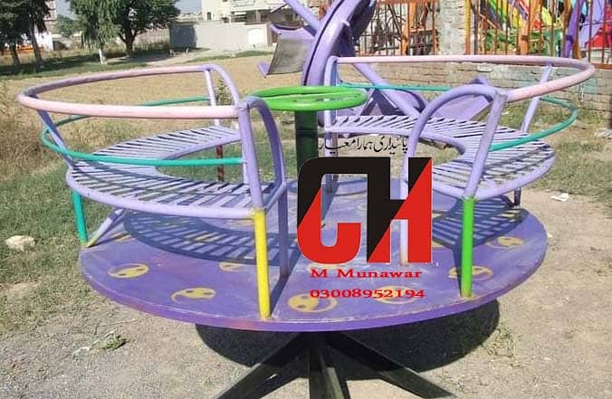 kids slides | Playground Equipment | kid swing | jhoola Merry-go-round 12