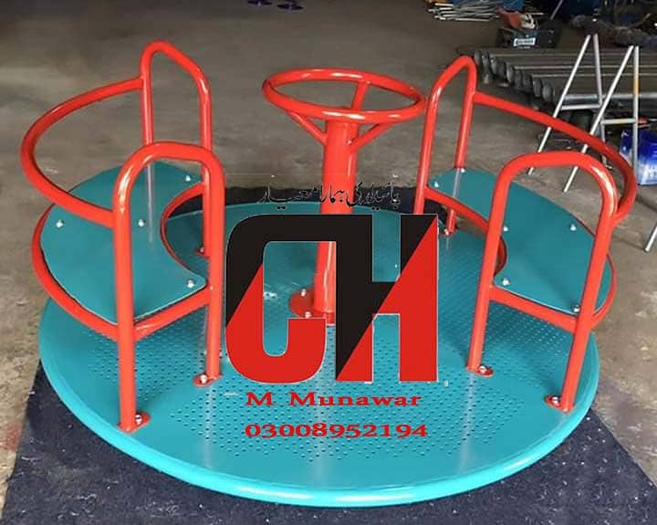 kids slides | Playground Equipment | kid swing | jhoola Merry-go-round 13