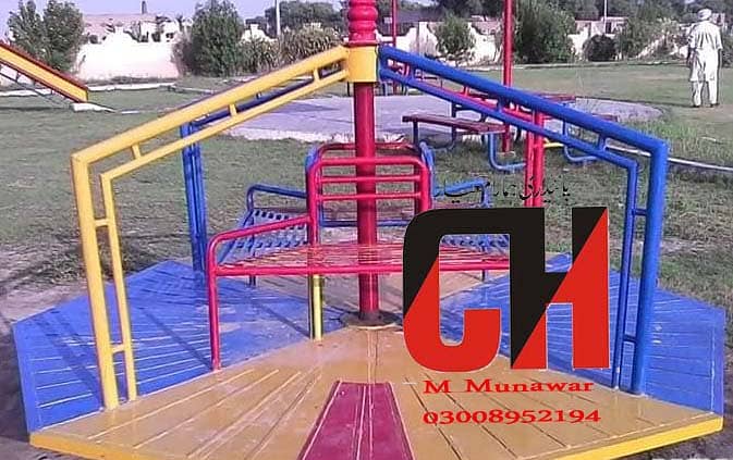 kids slides | Playground Equipment | kid swing | jhoola Merry-go-round 14