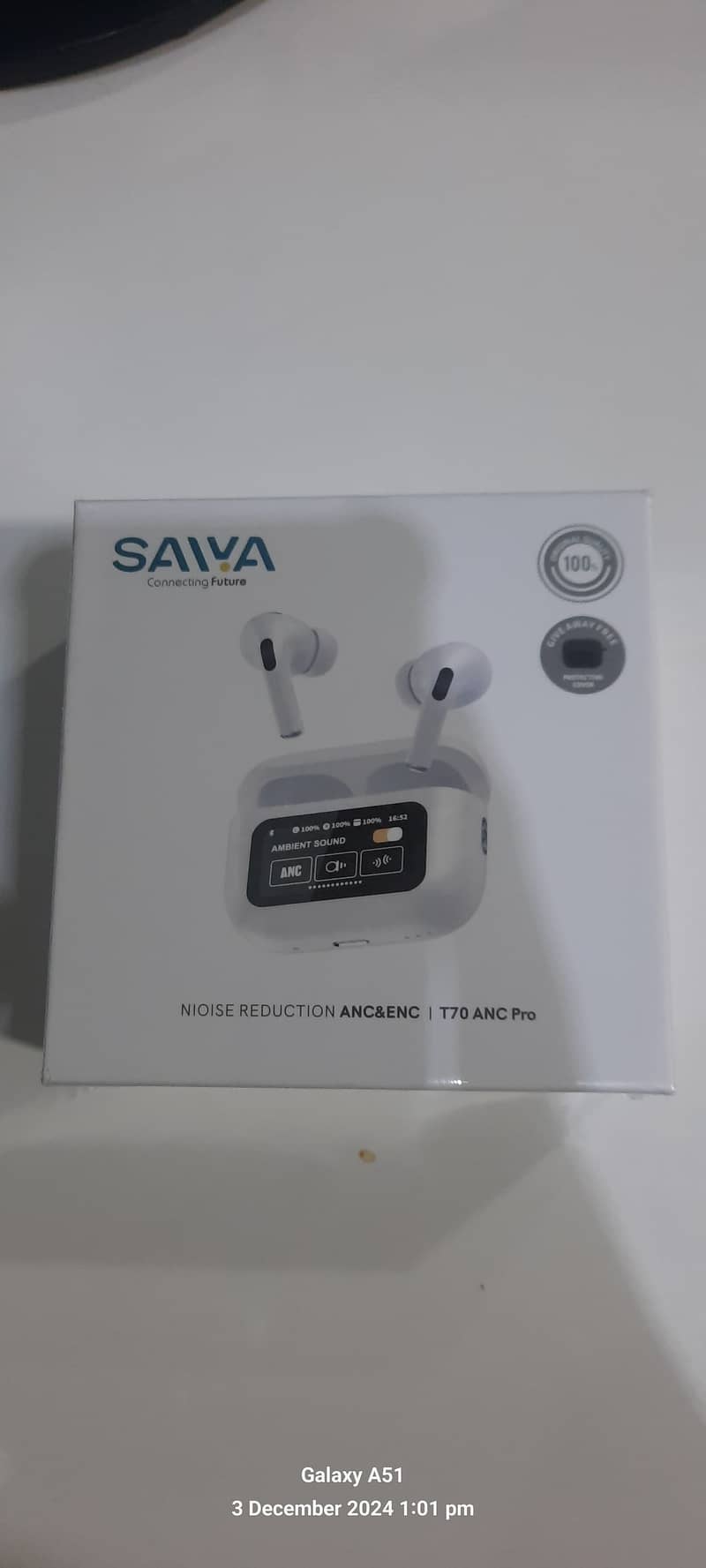 SAIYA T70 ANC Pro | Active Noise Cancellation Bluetooth Earphone 0