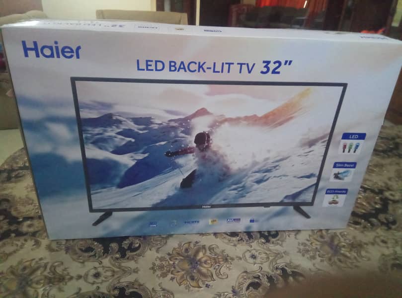 Haier LED TV 32" brand new Box Pack 1