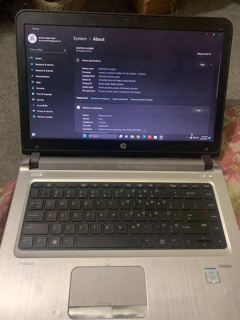 HP ProBook 440 G3, Core i5, 6th Generation  – Upgraded 0