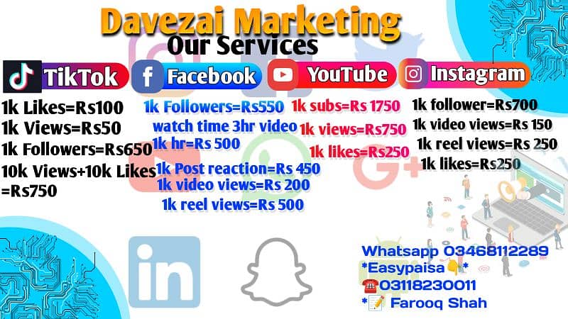 TIK TOK SERVICES  Special Offer    1000 Likes 90 Rs 0