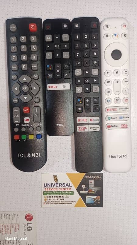 TV remotes 9