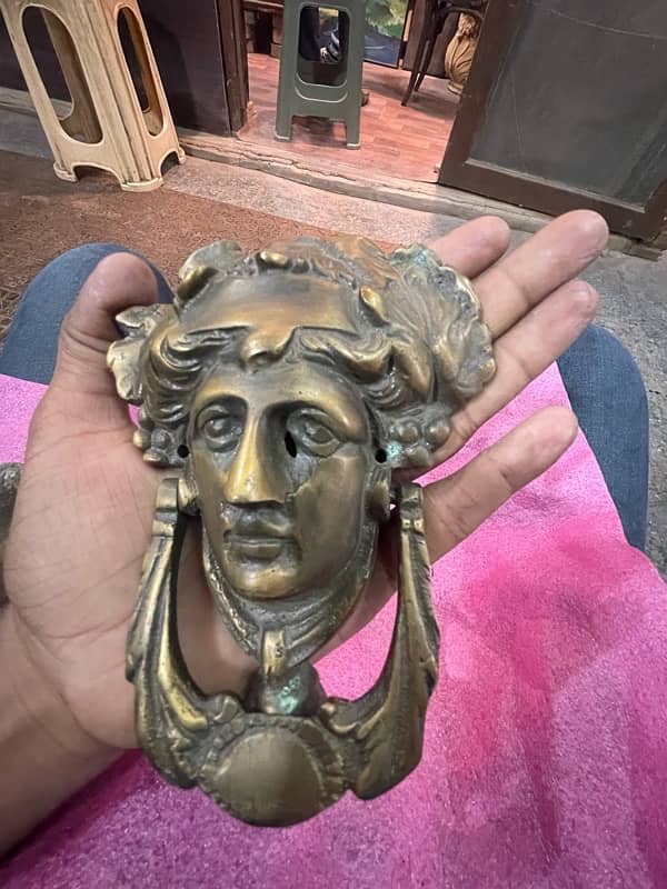 Vintage doorknocker Woman Art 1