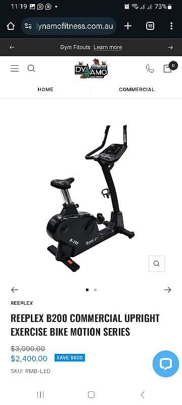 Commertial upright bike Electric exercise cycle cycling machine precor 0