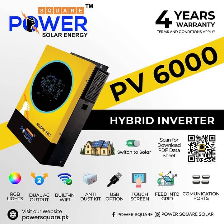 SQUARE POWER SIGNATURE SEREIES  PV6000-6KW 0