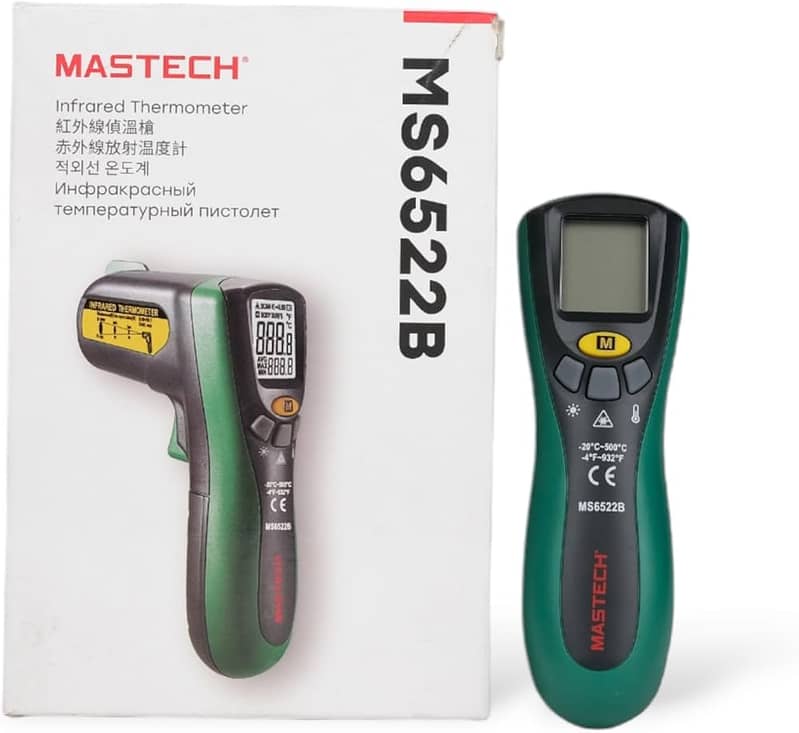 Temperature Gun -20°C~500°C (-4°F~932°F) MS6522B MASTECH 0