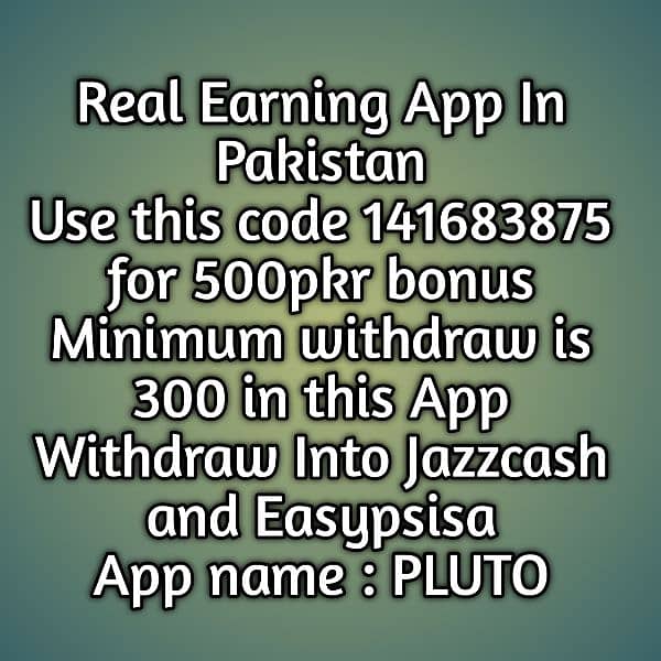 Real Earning App In Pakistan 0