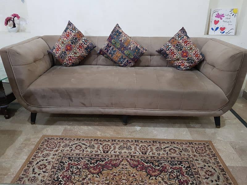 6 seater sofa set with 6 cushion 0